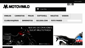 What Motovinilo.es website looked like in 2018 (5 years ago)