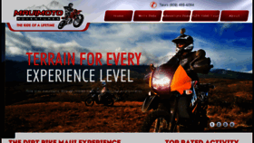 What Mauimotoadventures.com website looked like in 2018 (7 years ago)