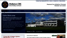 What Midletoncbs.ie website looked like in 2018 (5 years ago)