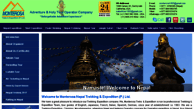 What Monterosa-nepal.com website looked like in 2018 (5 years ago)