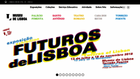 What Museudelisboa.pt website looked like in 2018 (5 years ago)