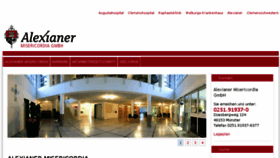 What Misericordia.de website looked like in 2018 (5 years ago)