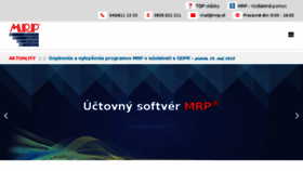 What Mrp.sk website looked like in 2018 (5 years ago)