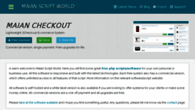 What Maianscriptworld.co.uk website looked like in 2018 (6 years ago)