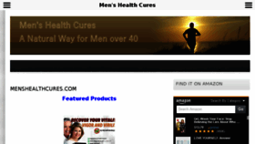 What Menshealthcures.com website looked like in 2018 (5 years ago)