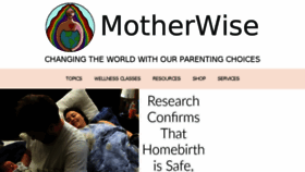What Motherwiselife.org website looked like in 2018 (5 years ago)