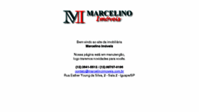 What Marcelinoimoveis.com.br website looked like in 2018 (5 years ago)