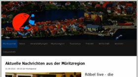 What Mueritzportal.de website looked like in 2018 (5 years ago)