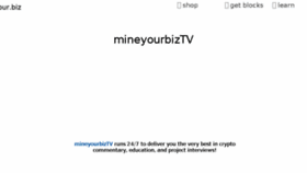 What Mineyour.biz website looked like in 2018 (5 years ago)