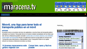 What Maracena.tv website looked like in 2018 (5 years ago)