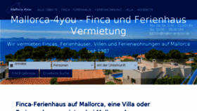 What Mallorca-4you.com website looked like in 2018 (5 years ago)