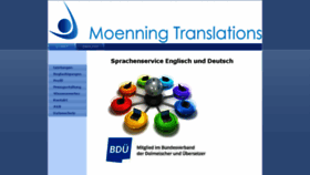 What Moenning-translations.de website looked like in 2018 (5 years ago)