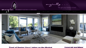 What Magichomestaging.ca website looked like in 2018 (5 years ago)