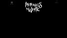 What Motionlessinwhite.net website looked like in 2018 (5 years ago)