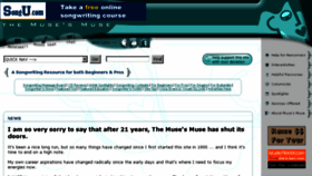 What Musesmuse.com website looked like in 2018 (6 years ago)