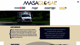 What Masa.global website looked like in 2018 (5 years ago)