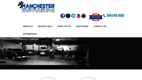 What Manchesterautoandtire.com website looked like in 2018 (5 years ago)