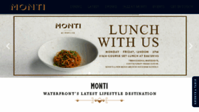 What Monti.sg website looked like in 2018 (5 years ago)