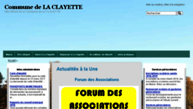 What Mairie-laclayette.fr website looked like in 2018 (5 years ago)