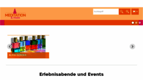 What Meditationandmore.de website looked like in 2018 (5 years ago)