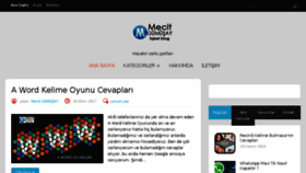 What Mecitgumusay.com.tr website looked like in 2018 (5 years ago)