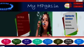 What Myhpgas.in website looked like in 2018 (5 years ago)