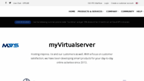 What Myvirtualserver.de website looked like in 2018 (5 years ago)