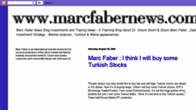What Marcfabernews.com website looked like in 2018 (5 years ago)