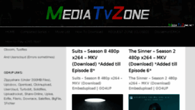 What Mediatvzone.net website looked like in 2018 (5 years ago)