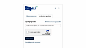 What Mijnportaal.eandis.be website looked like in 2018 (5 years ago)