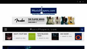 What Musicplayers.com website looked like in 2018 (5 years ago)