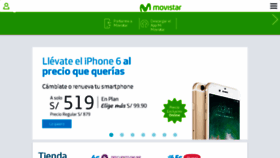 What Movistar.pe website looked like in 2018 (5 years ago)