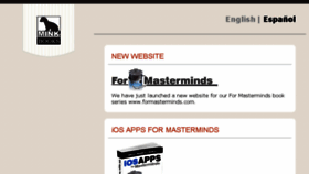 What Minkbooks.com website looked like in 2018 (5 years ago)