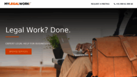 What Mylegalwork.com website looked like in 2018 (5 years ago)
