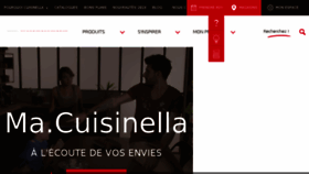 What Ma.cuisinella website looked like in 2018 (5 years ago)