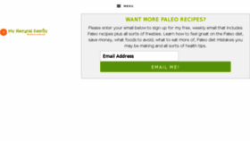 What Mynaturalfamily.com website looked like in 2018 (7 years ago)