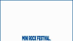 What Mini-rock-festival.de website looked like in 2018 (5 years ago)