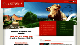 What Maisonducharolais.com website looked like in 2018 (5 years ago)