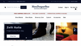 What Mensdesignershoe.com website looked like in 2018 (5 years ago)