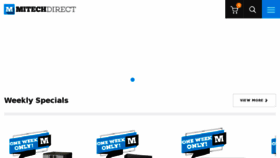 What Mitechdirect.com website looked like in 2018 (5 years ago)