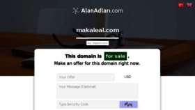 What Makaleal.com website looked like in 2018 (5 years ago)