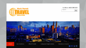 What Malaysiaworkvisa.com website looked like in 2018 (5 years ago)