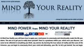 What Mind-your-reality.com website looked like in 2018 (5 years ago)