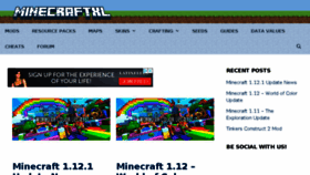 What Minecraftxl.com website looked like in 2018 (5 years ago)