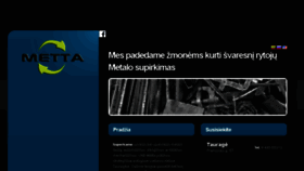 What Metta.lt website looked like in 2018 (5 years ago)