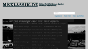 What Mbklassik.de website looked like in 2018 (5 years ago)