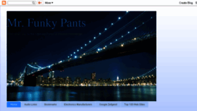What Mrfunkypants.blogspot.com website looked like in 2018 (5 years ago)
