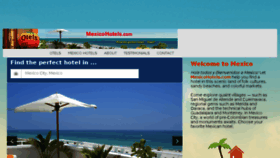 What Mexico-hotels.com website looked like in 2018 (5 years ago)