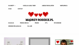 What Madrzy-rodzice.pl website looked like in 2018 (5 years ago)