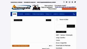 What Maismonografia.com.br website looked like in 2018 (5 years ago)